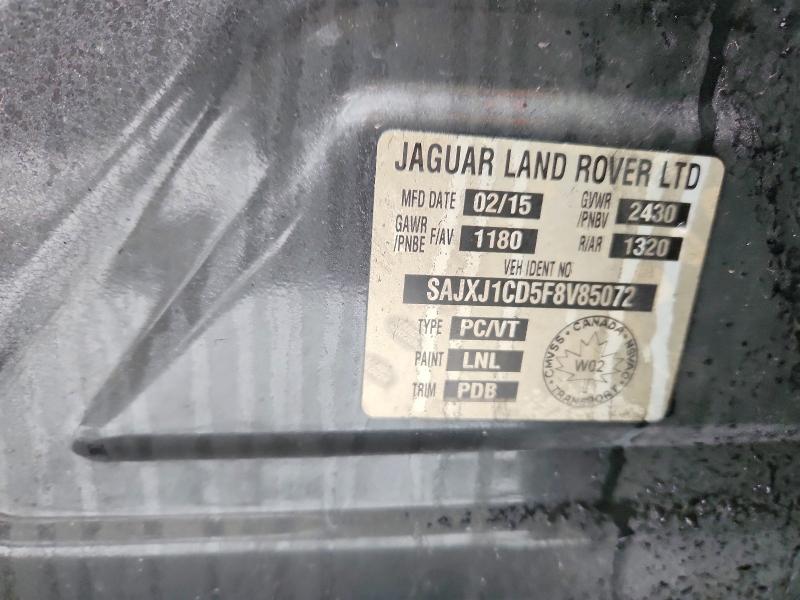 41998616 :رقم المزاد ، SAJXJ1CD5F8V85072 vin ، 2015 Jaguar Xj مزاد بيع