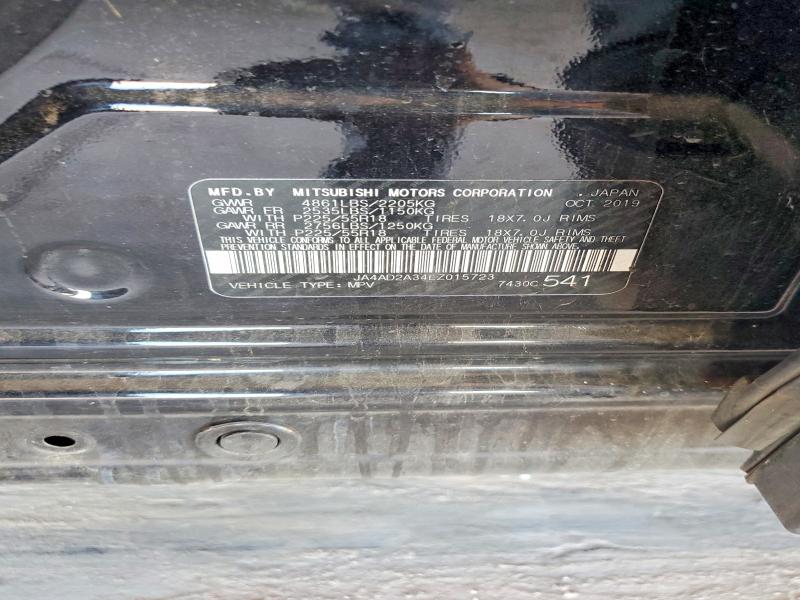 2020 Mitsubishi Outlander მანქანა იყიდება აუქციონზე, vin: JA4AD2A34LZ015723, აუქციონის ნომერი: 47070266