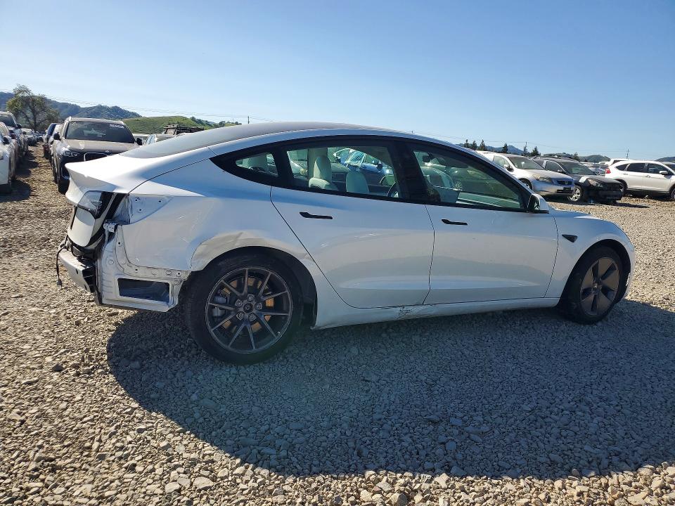 2022 Tesla Model 3 მანქანა იყიდება აუქციონზე, vin: 5YJ3E1EA4NF347197, აუქციონის ნომერი: 41958766