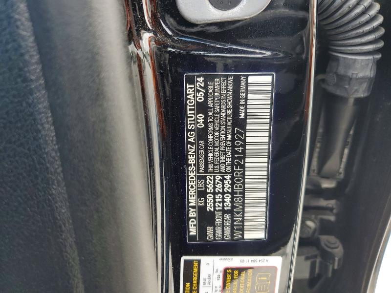 Продажа на аукционе авто 2024 Mercedes-benz Glc, vin: W1NKM8HB0RF214927, номер лота: 48074006