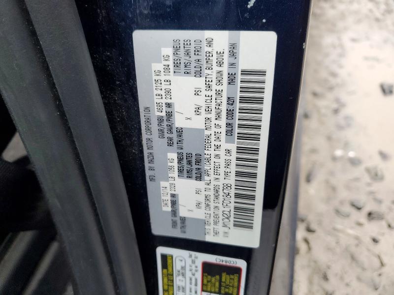 2015 Mazda 5 მანქანა იყიდება აუქციონზე, vin: JM1CW2CL1F0184788, აუქციონის ნომერი: 45669196