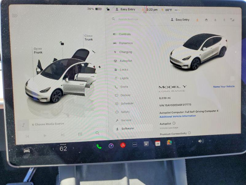 Aukcja sprzedaży 2025 Tesla Model Y, vin: 7SAYGDED4SF317773, numer aukcji: 47306686