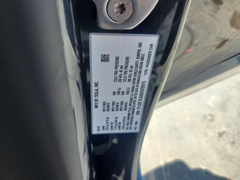 Продаж на аукціоні авто 2025 Tesla Model 3, vin: 5YJ3E1EA8SF020975, номер лоту: 46038806