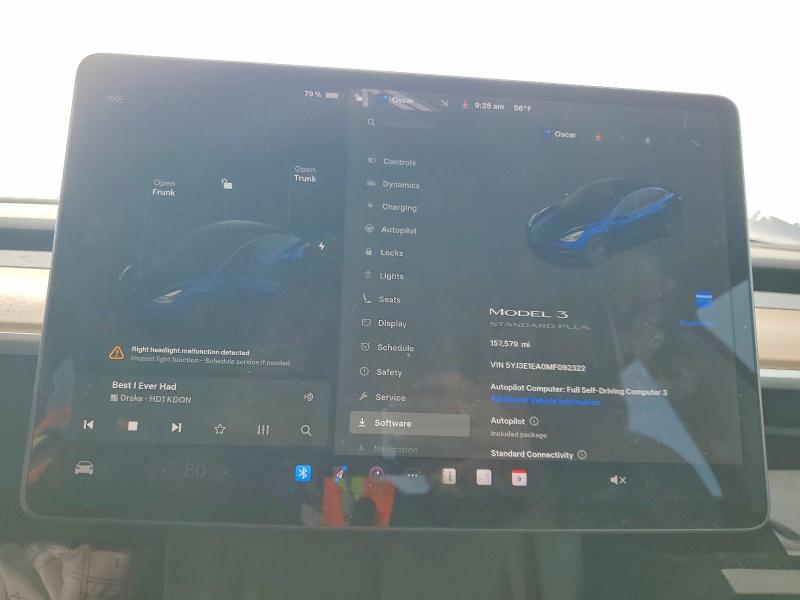 Продажа на аукционе авто 2021 Tesla Model 3, vin: 5YJ3E1EA0MF092322, номер лота: 79961135