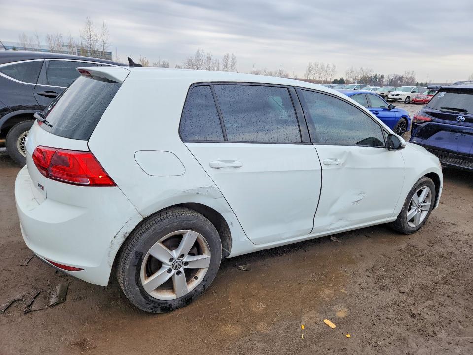 2017 Volkswagen Golf მანქანა იყიდება აუქციონზე, vin: 3VW217AU2HM003066, აუქციონის ნომერი: 46119106