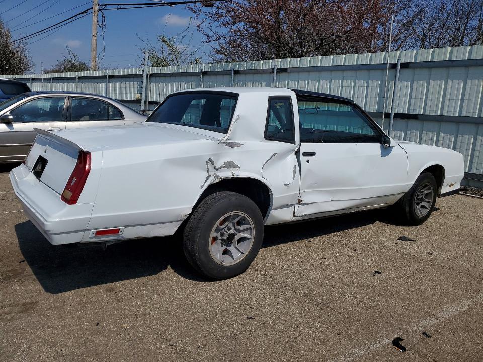 1987 Chev Monte Carlo მანქანა იყიდება აუქციონზე, vin: 1G1GZ11G4HP131739, აუქციონის ნომერი: 46446466