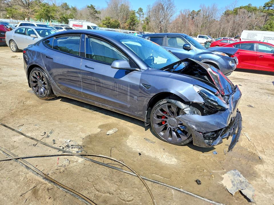 2023 Tesla Model 3 მანქანა იყიდება აუქციონზე, vin: 5YJ3E1ECXPF635200, აუქციონის ნომერი: 46663136