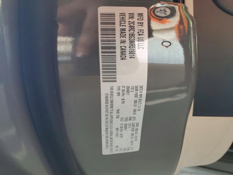 Продажа на аукционе авто 2021 Chrysler Pacifica, vin: 2C4RC1BG3MR519814, номер лота: 47344236