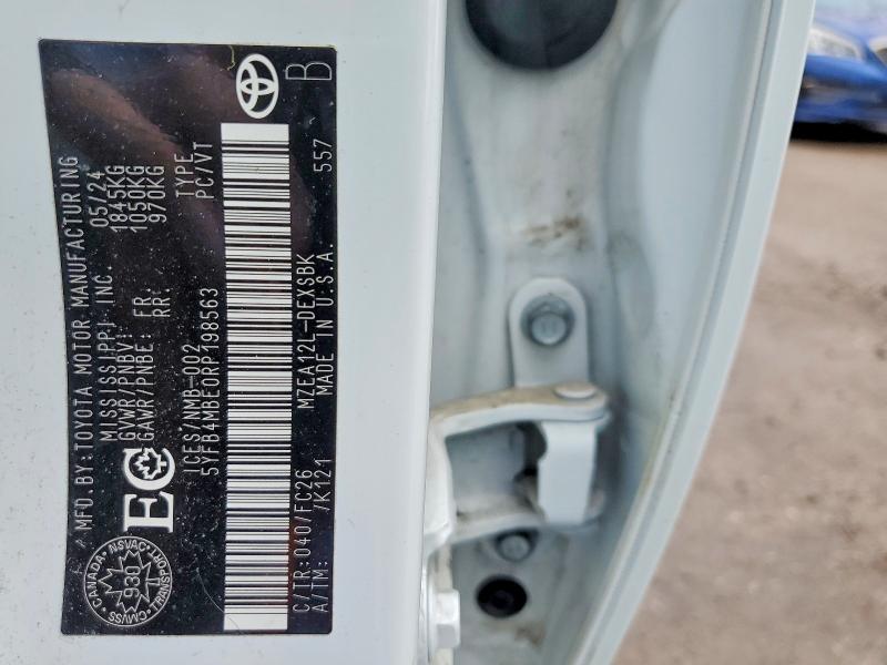 Продажа на аукционе авто 2024 Toyota Corolla, vin: 5YFB4MBE0RP198563, номер лота: 48078986