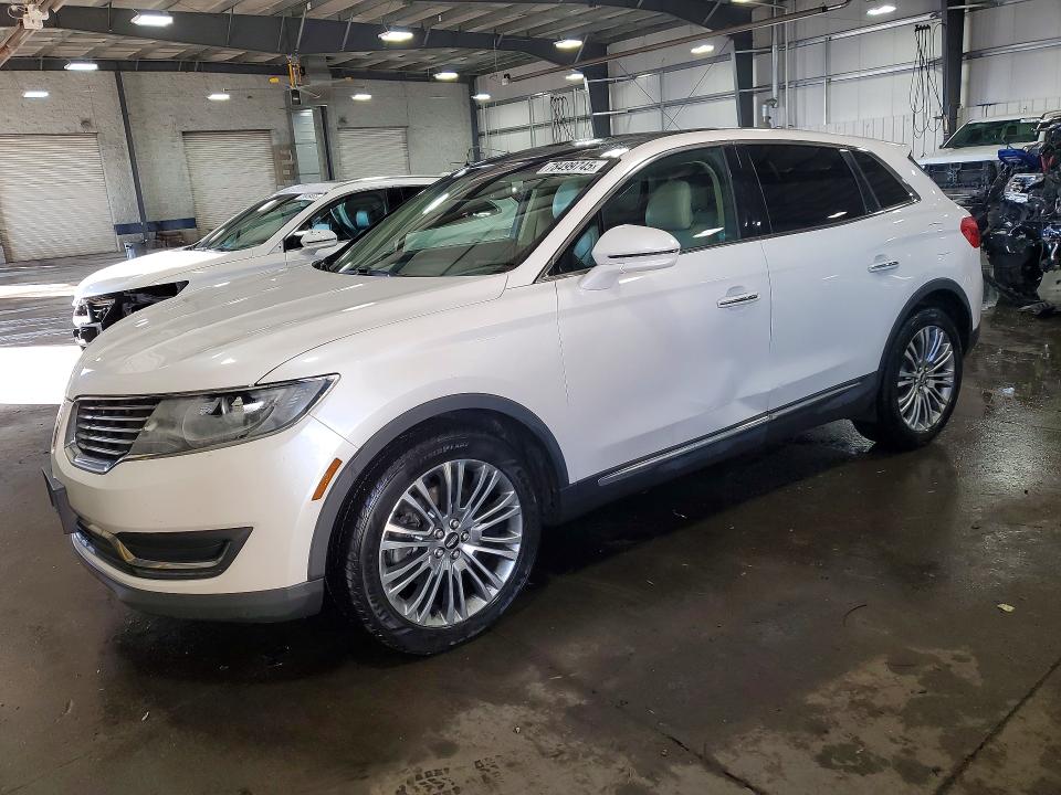 78499745 :رقم المزاد ، 2LMTJ8LR0GBL82767 vin ، 2016 Lincoln Mkx مزاد بيع