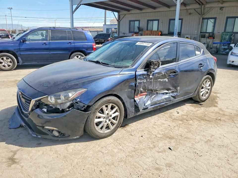 45802116 :رقم المزاد ، JM1BM1M75F1257054 vin ، 2015 Mazda 3 مزاد بيع