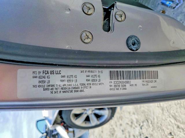 47036926 :رقم المزاد ، 2C3CDZAG2GH336812 vin ، 2016 Dodge Challenger مزاد بيع