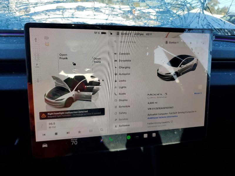 Продаж на аукціоні авто 2025 Tesla Model 3, vin: 5YJ3E1EA4SF921857, номер лоту: 79656765