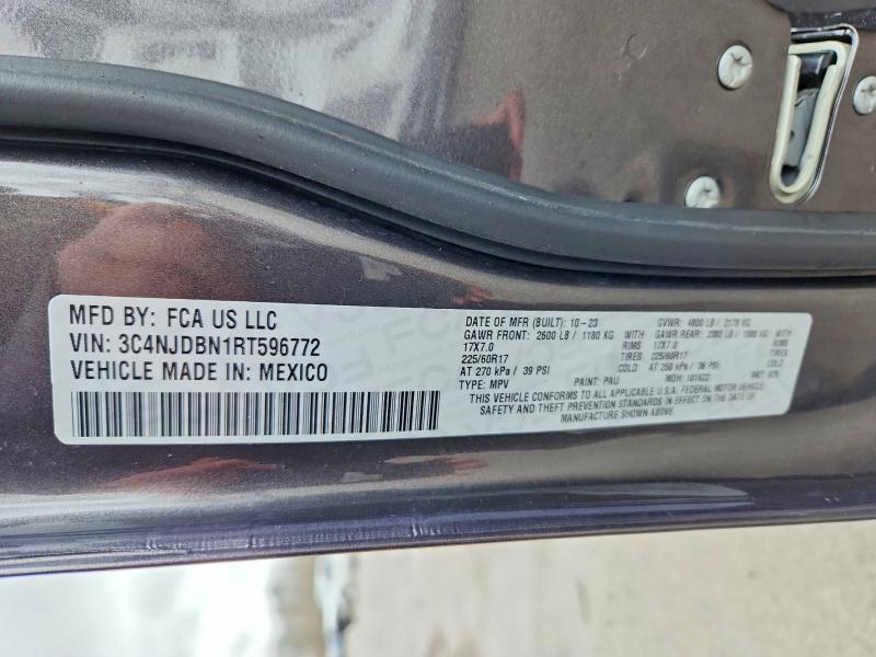 Продаж на аукціоні авто 2024 Jeep Compass, vin: 3C4NJDBN1RT596772, номер лоту: 47190906