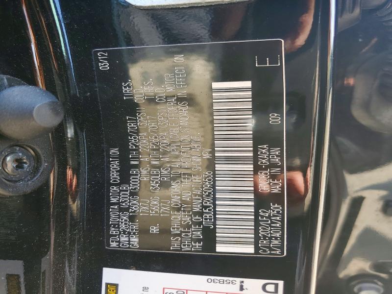 Aukcja sprzedaży 2012 Toyota 4runner, vin: JTEBU5JRXC5096536, numer aukcji: 47707686