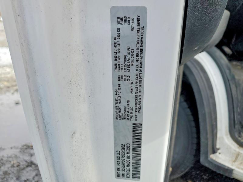 2025 Ram Promaster 2500 მანქანა იყიდება აუქციონზე, vin: 3C6LRVDG7SE515862, აუქციონის ნომერი: 46105346