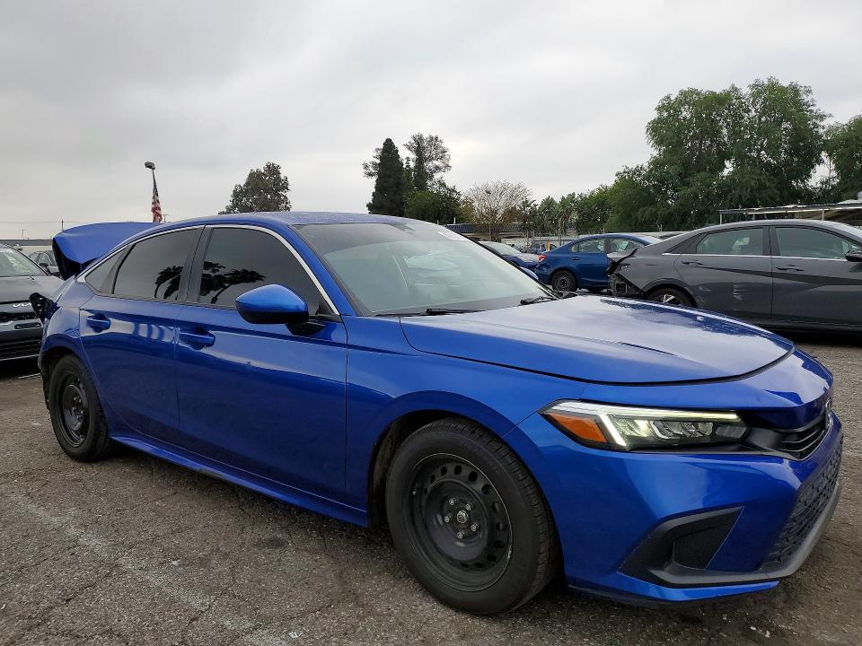 45530136 :رقم المزاد ، 2HGFE2F20NH545281 vin ، 2022 Honda Civic مزاد بيع