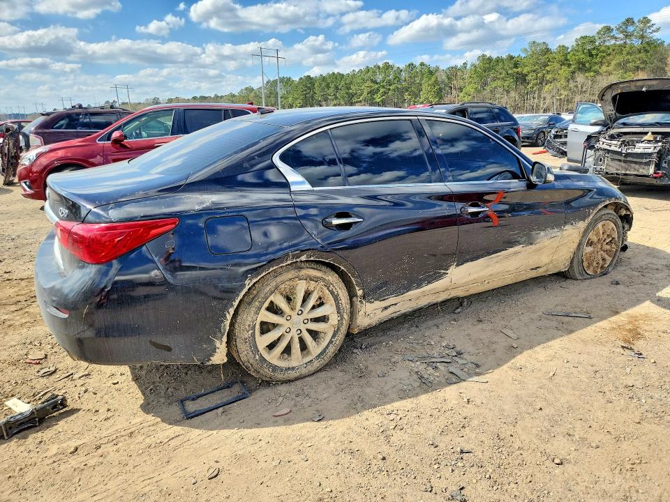 79739125 :رقم المزاد ، JN1BV7AR9FM412924 vin ، 2015 Infiniti Q50 مزاد بيع