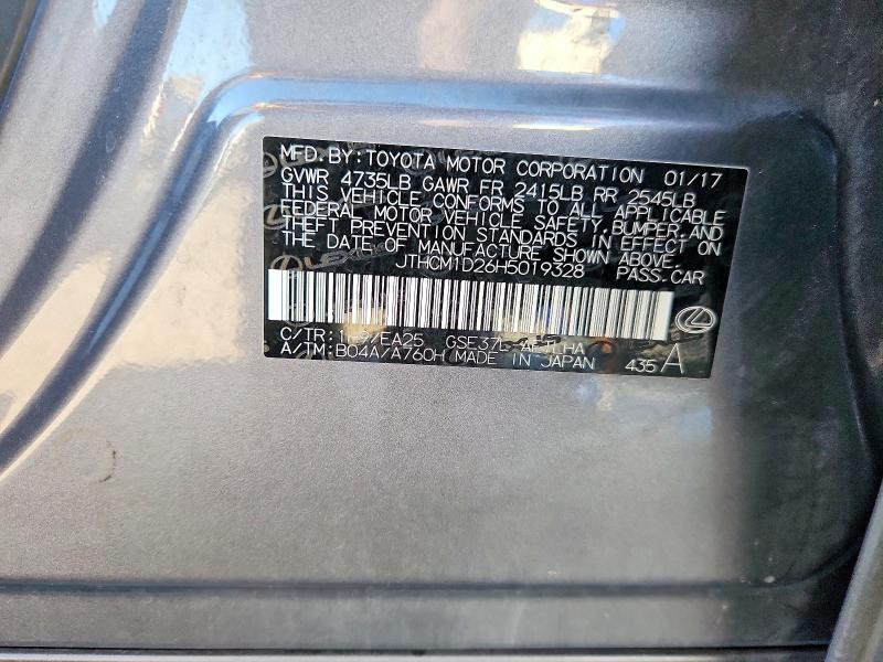 Продаж на аукціоні авто 2017 Lexus Is 300, vin: JTHCM1D26H5019328, номер лоту: 46708376