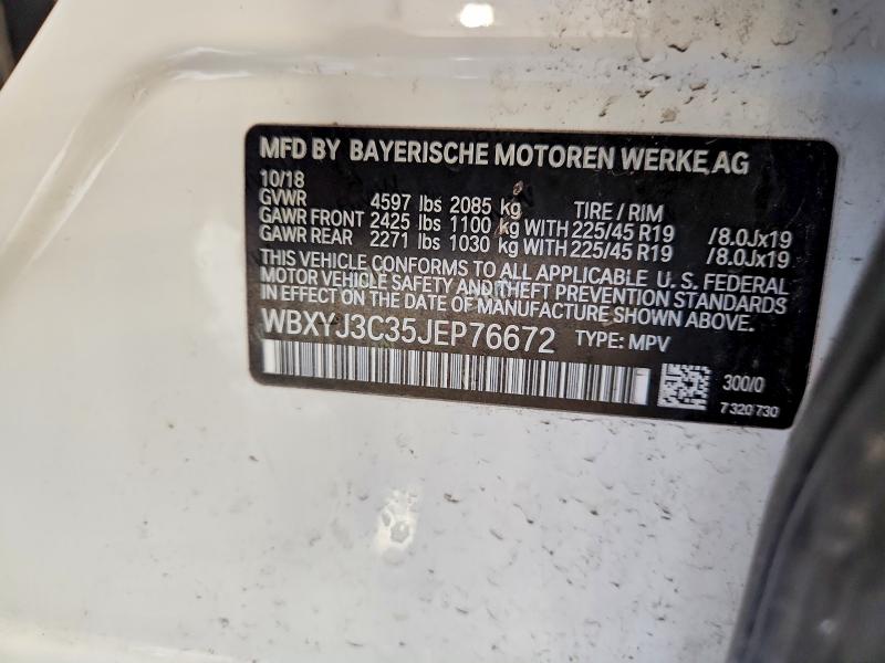 Aukcja sprzedaży 2018 Bmw X2, vin: WBXYJ3C35JEP76672, numer aukcji: 47749816