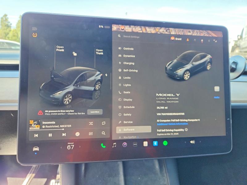 Продажа на аукционе авто 2024 Tesla Model Y, vin: 7SAYGDEEXRA241735, номер лота: 47279956