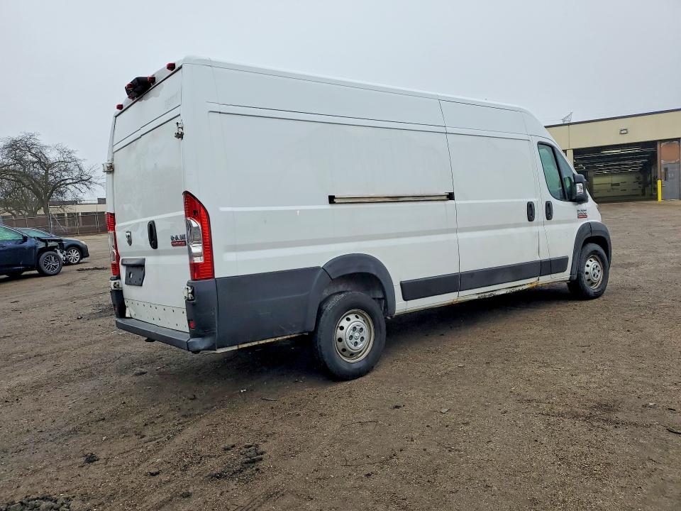 2019 Ram Promaster 3500 მანქანა იყიდება აუქციონზე, vin: 3C6URVJG0KE555712, აუქციონის ნომერი: 79625725
