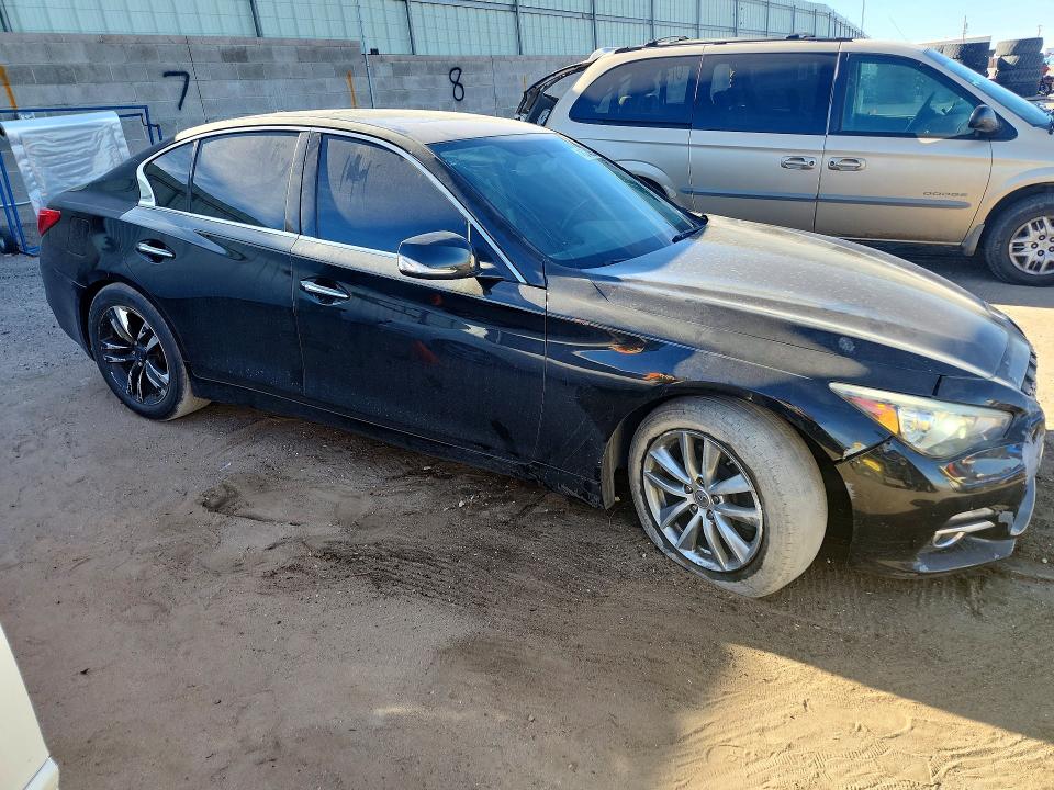 46224856 :رقم المزاد ، JN1BV7AP9FM341593 vin ، 2015 Infiniti Q50 مزاد بيع