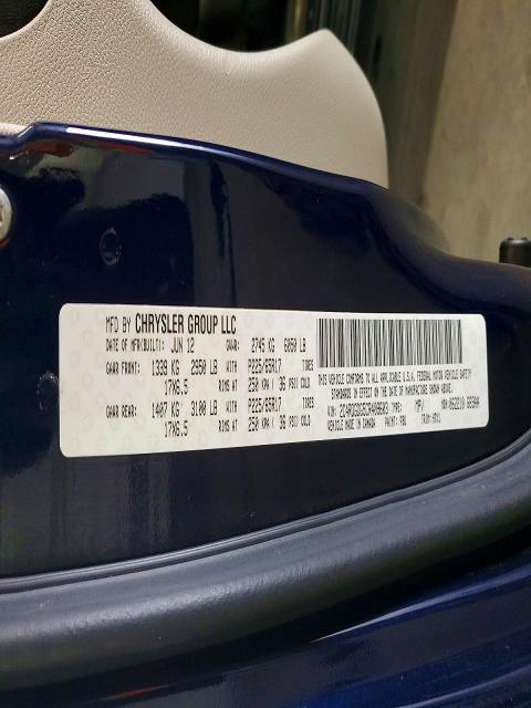 2012 Dodge Grand Caravan მანქანა იყიდება აუქციონზე, vin: 2C4RDGDG5CR409603, აუქციონის ნომერი: 79977725