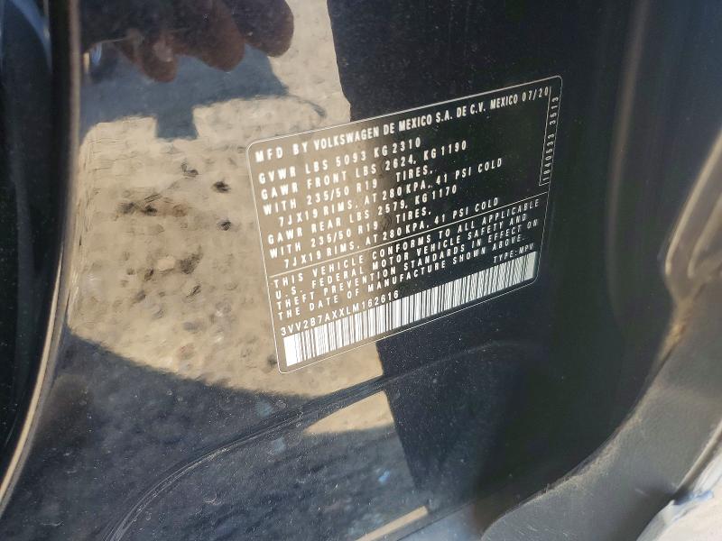 Продажа на аукционе авто 2020 Volkswagen Tiguan, vin: 3VV2B7AXXLM162616, номер лота: 46324096