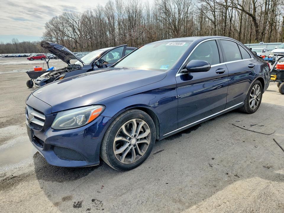 46129806 :رقم المزاد ، 55SWF4JB8GU161500 vin ، 2016 Mercedes-benz C مزاد بيع