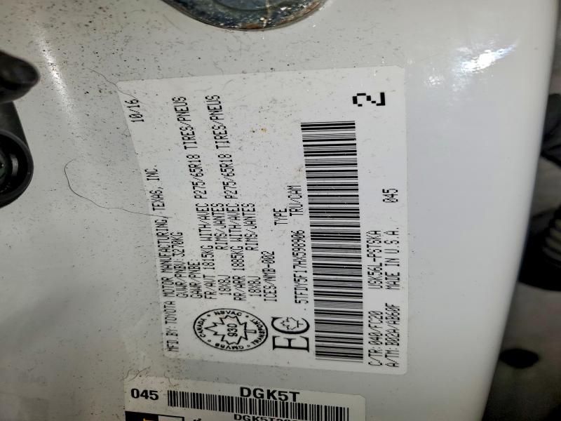 79050605 :رقم المزاد ، 5TFDY5F17HX598906 vin ، 2017 Toyota Tundra مزاد بيع