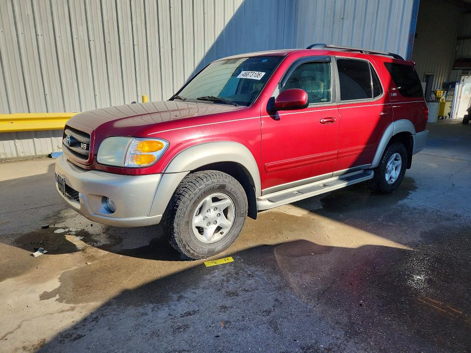 46873106 :رقم المزاد ، 5TDZT34A22S086527 vin ، 2002 Toyota Sequoia مزاد بيع