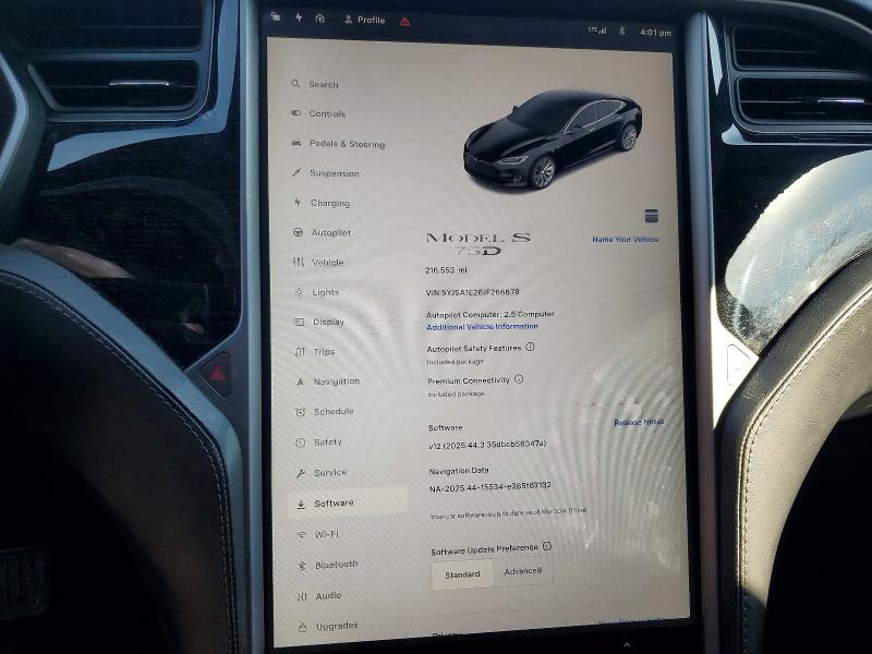 Продажа на аукционе авто 2018 Tesla Model S, vin: 5YJSA1E26JF266678, номер лота: 45641056