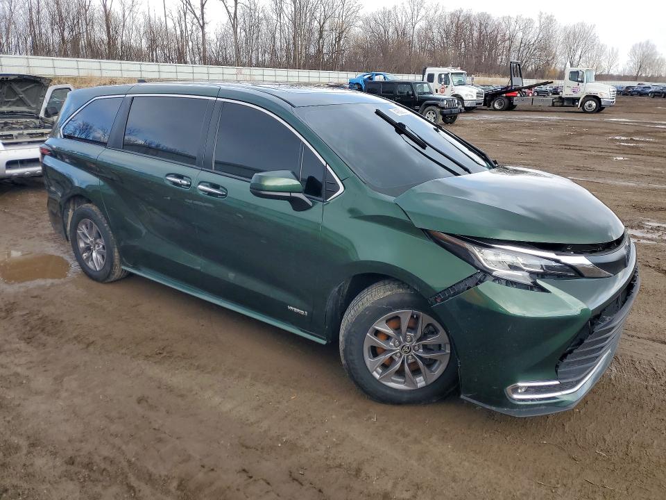 Продажа на аукционе авто 2021 Toyota Sienna, vin: 5TDYRKEC1MS041103, номер лота: 41639596