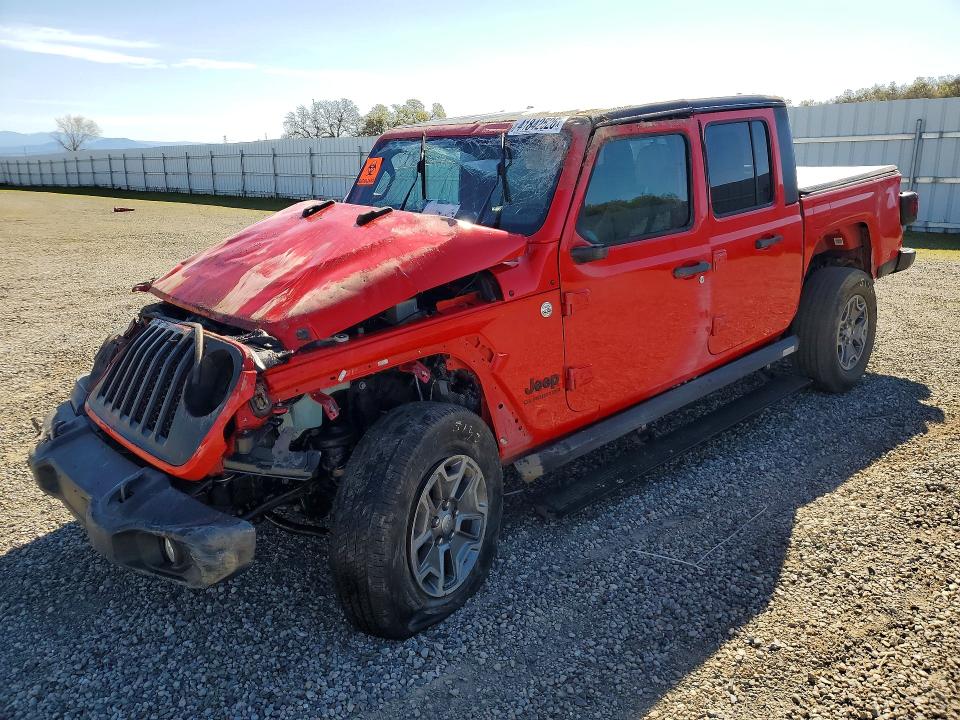 2020 Jeep Gladiator მანქანა იყიდება აუქციონზე, vin: 1C6HJTAGXLL108407, აუქციონის ნომერი: 41842526