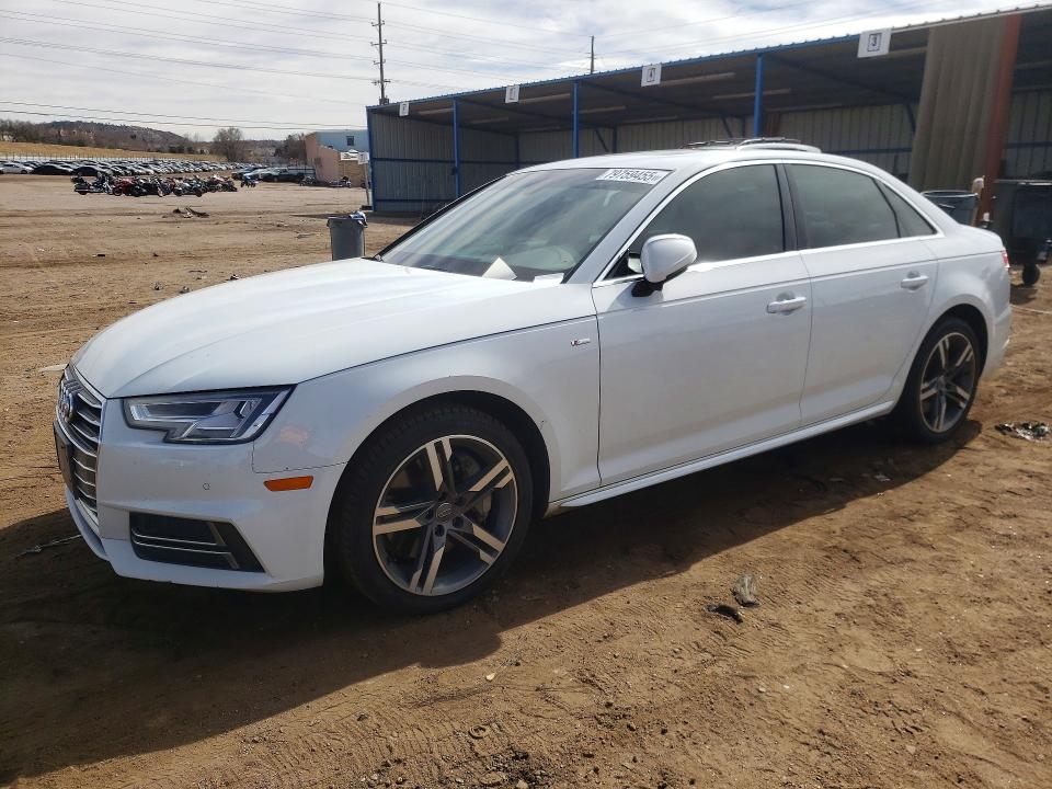 2017 Audi A4 მანქანა იყიდება აუქციონზე, vin: WAUENAF46HN048508, აუქციონის ნომერი: 79759455