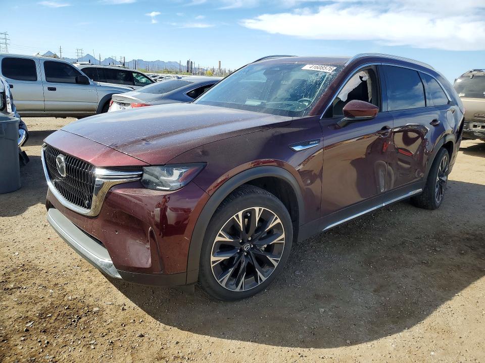 41608576 :رقم المزاد ، JM3KKDHAXR1156391 vin ، 2024 Mazda Cx-90 مزاد بيع