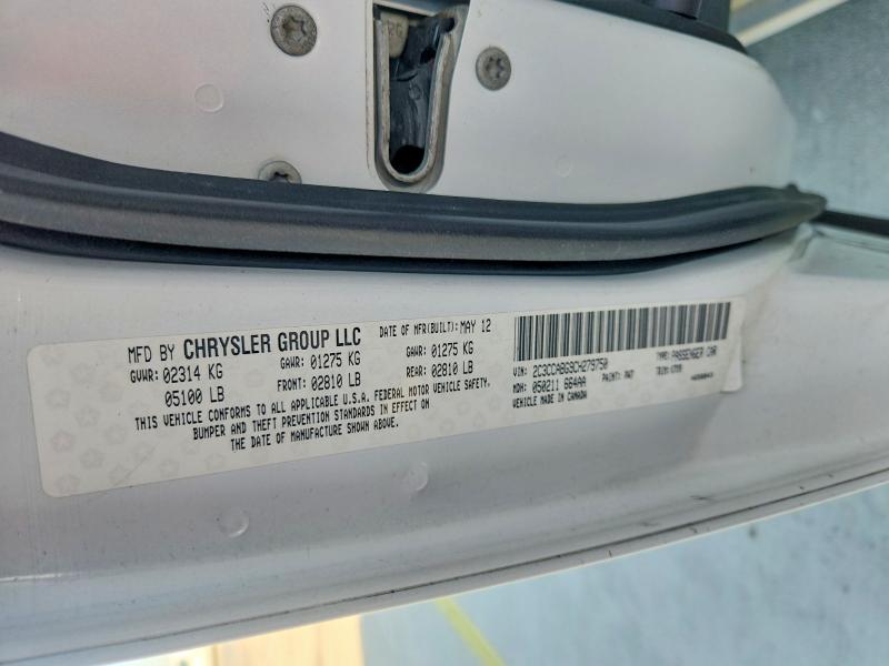 Продажа на аукционе авто 2012 Chrysler 300, vin: 2C3CCABG9CH279750, номер лота: 46828936