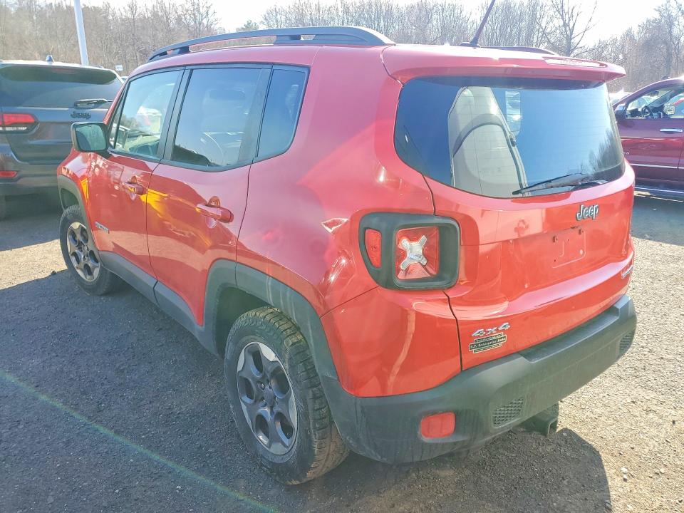 2016 Jeep Renegade მანქანა იყიდება აუქციონზე, vin: ZACCJBAT5GPD89575, აუქციონის ნომერი: 47353056