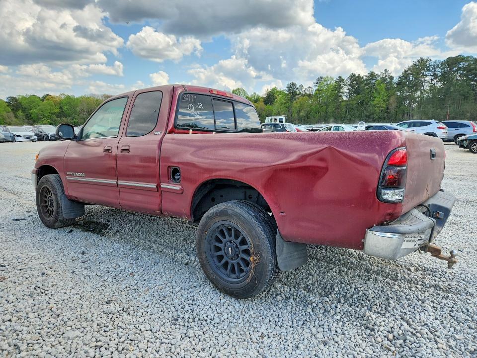 2000 Toyota Tundra მანქანა იყიდება აუქციონზე, vin: 5TBRT341XYS093999, აუქციონის ნომერი: 48266916