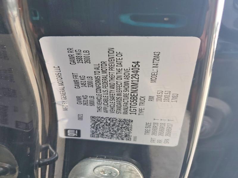 2021 Gmc Canyon მანქანა იყიდება აუქციონზე, vin: 1GTG5BENXM1294054, აუქციონის ნომერი: 79819105