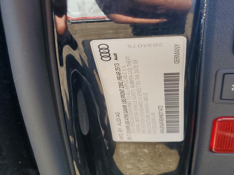 Продаж на аукціоні авто 2017 Audi A4, vin: WAUENAF45HN071472, номер лоту: 47098646