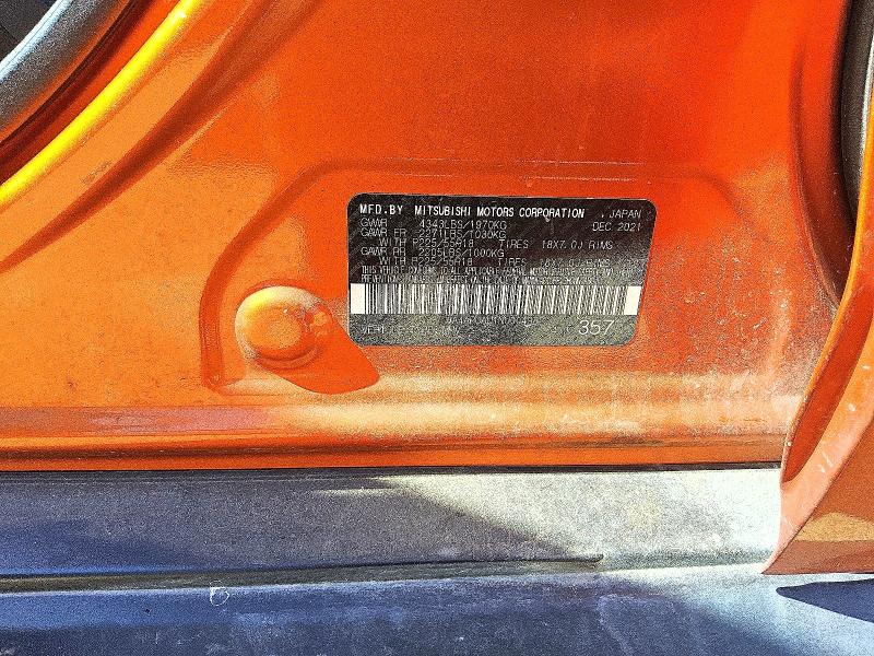 2022 Mitsubishi Outlander Sport მანქანა იყიდება აუქციონზე, vin: JA4APUAU1NU004982, აუქციონის ნომერი: 47332356