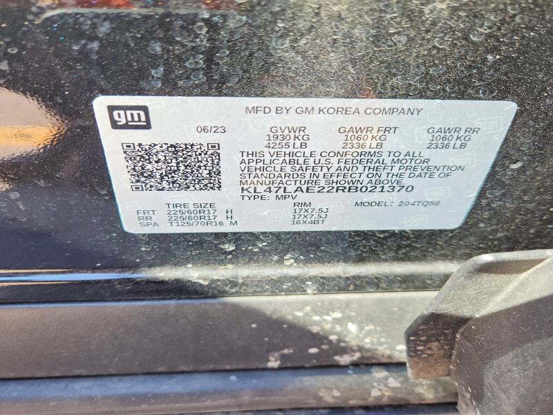 Aukcja sprzedaży 2024 Buick Envista, vin: KL47LAE22RB021370, numer aukcji: 46844906