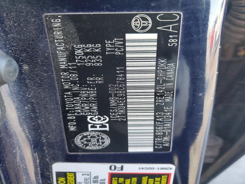 Продаж на аукціоні авто 2011 Toyota Matrix, vin: 2T1KU4EE9BC678411, номер лоту: 79264085
