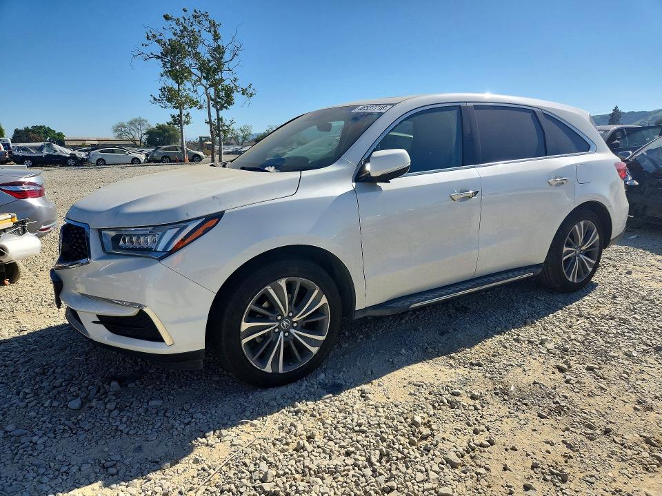 46537716 :رقم المزاد ، 5J8YD4H58KL003231 vin ، 2019 Acura Mdx مزاد بيع