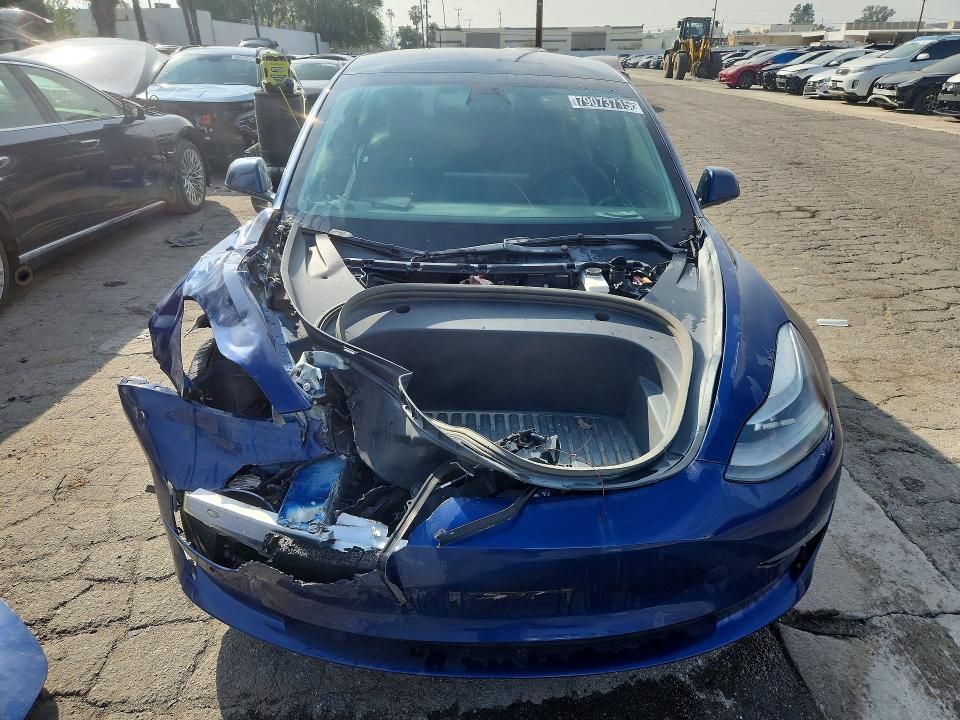 2022 Tesla Model 3 მანქანა იყიდება აუქციონზე, vin: 5YJ3E1EB3NF145024, აუქციონის ნომერი: 79073715