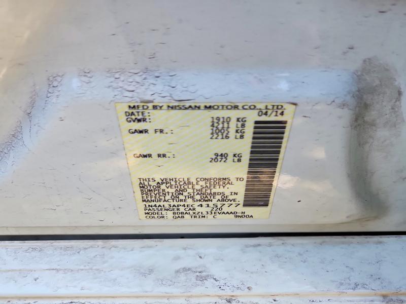 Продаж на аукціоні авто 2014 Nissan Altima, vin: 1N4AL3AP4EC415777, номер лоту: 41975786