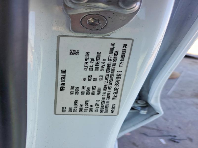 Продажа на аукционе авто 2022 Tesla Model 3, vin: 5YJ3E1EA5NF369919, номер лота: 46902336