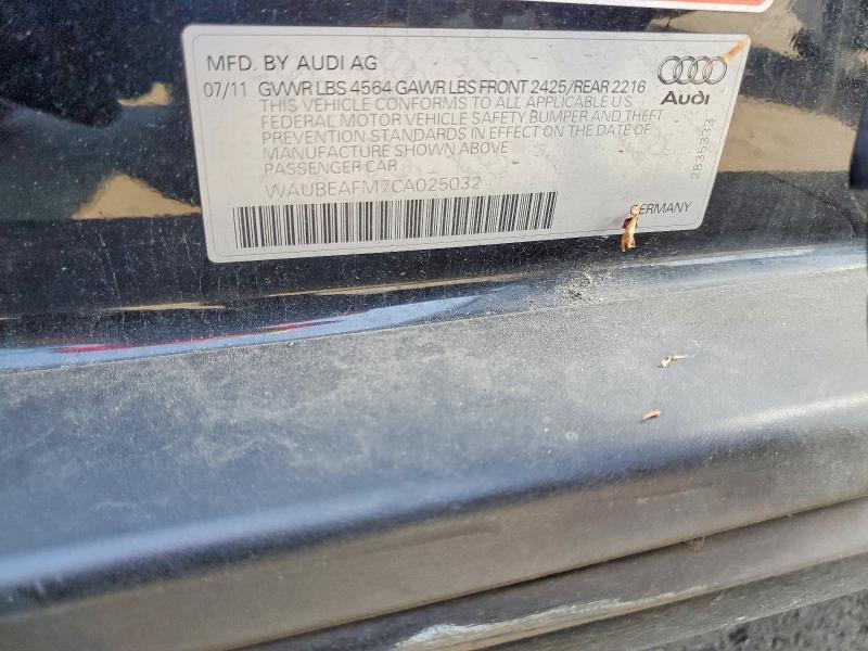 Продажа на аукционе авто 2012 Audi A3, vin: WAUBEAFM7CA025032, номер лота: 47120526